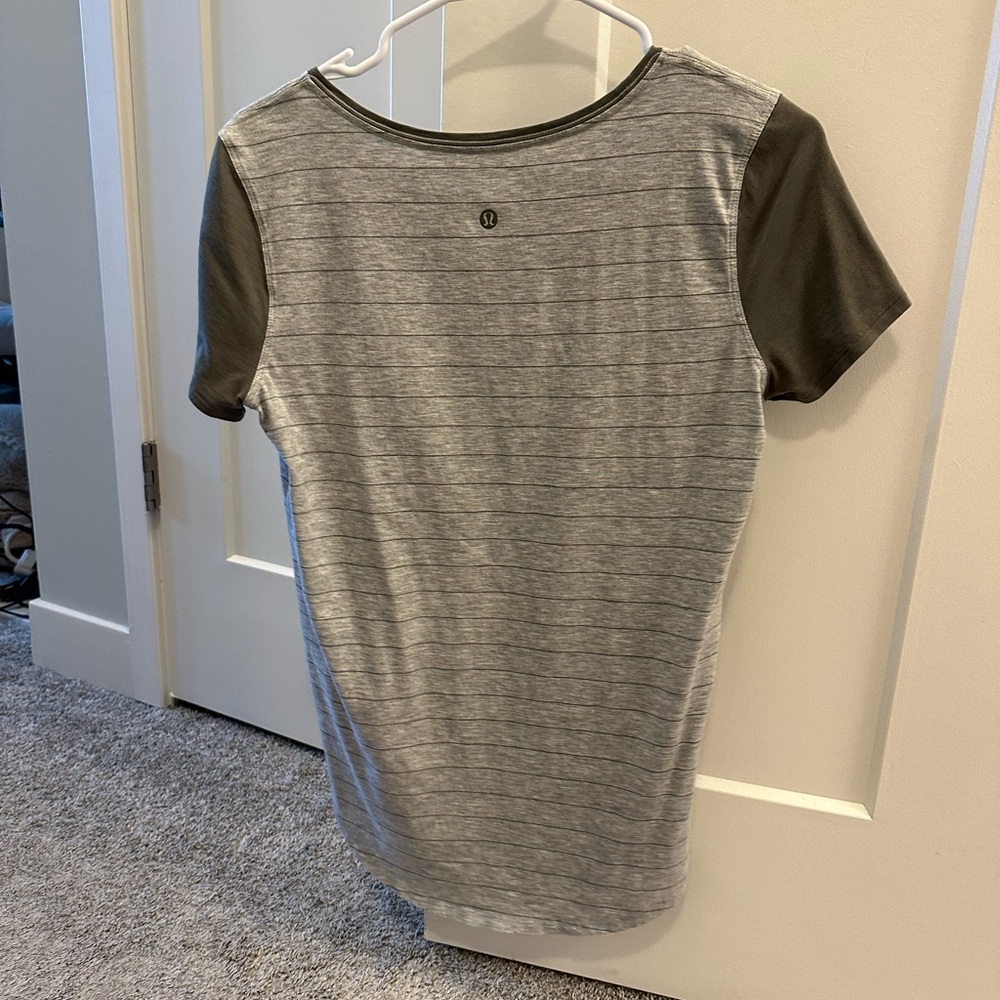 WORN ONCE!! Lululemon sort sleeve shirt